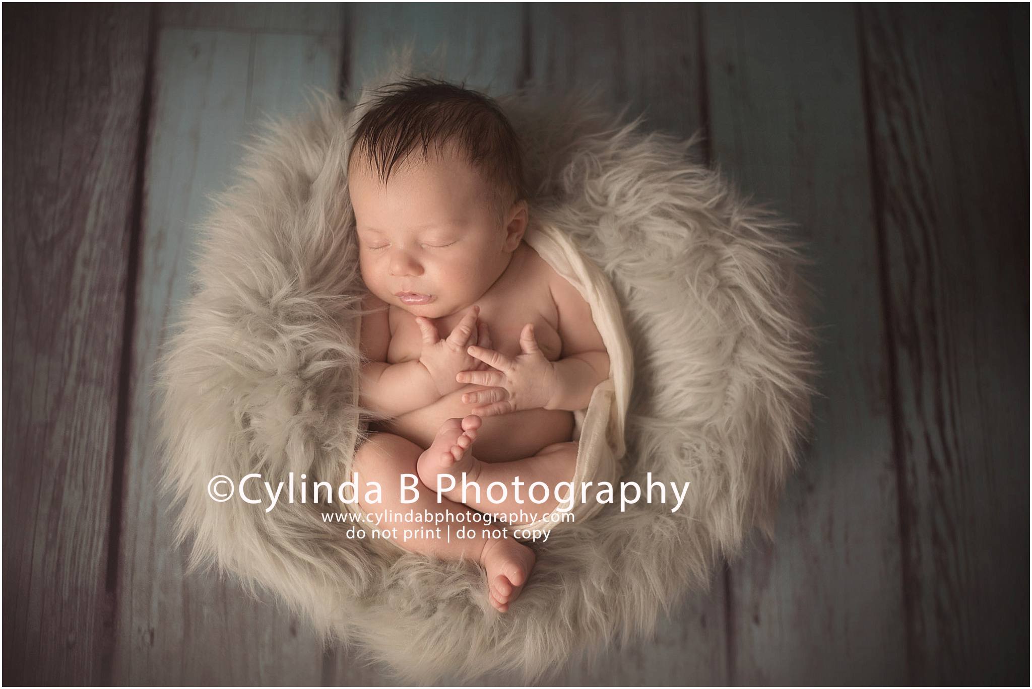 newborn photography, Syracuse NY, baby photo, one month old, baby boy, baby in basket
