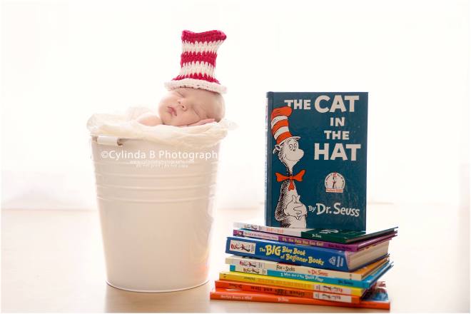 newborn, photography, photos, syracuse, ny, cylinda b photography, baby boy, the cat in the hat