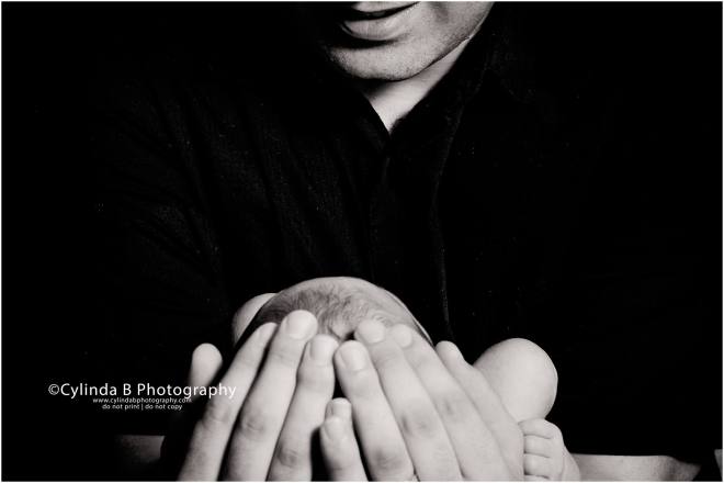 newborn, photography, photos, syracuse, ny, cylinda b photography, baby boy, dad