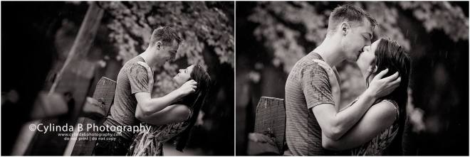 lourdes camp, rainy engagement, photos, photography, syracuse, cylinda b photography