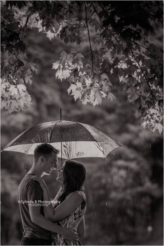 lourdes camp, rainy engagement, photos, photography, syracuse, cylinda b photography