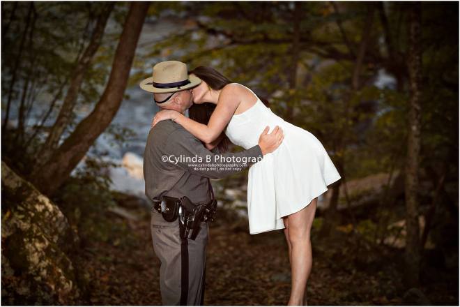 Fillmore Glen Engagement, waterfall engagement, men in blue, engagement, syracuse, cylinda b photography