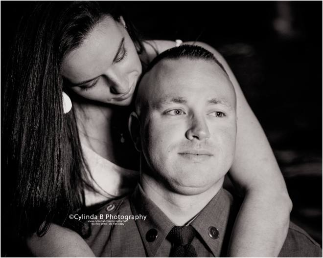 waterfall engagement, men in blue, engagement, syracuse, cylinda b photography