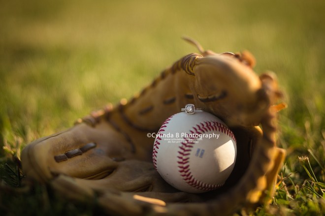 Baseball engagement, ring, baseball, Syracuse Engagement, Cylinda B Photography