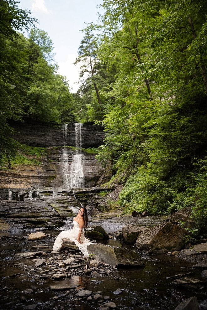 trash the dress, waterfall, carpenter falls, cylinda b photography-9