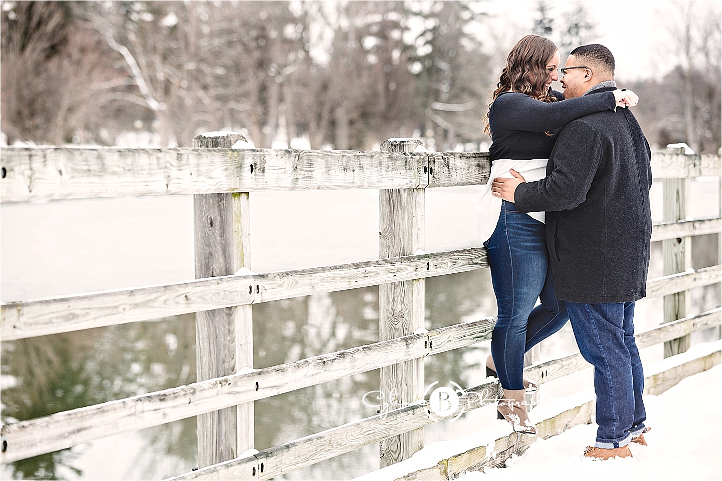 syracuse wedding photographer, winter engagement, cylinda b photography